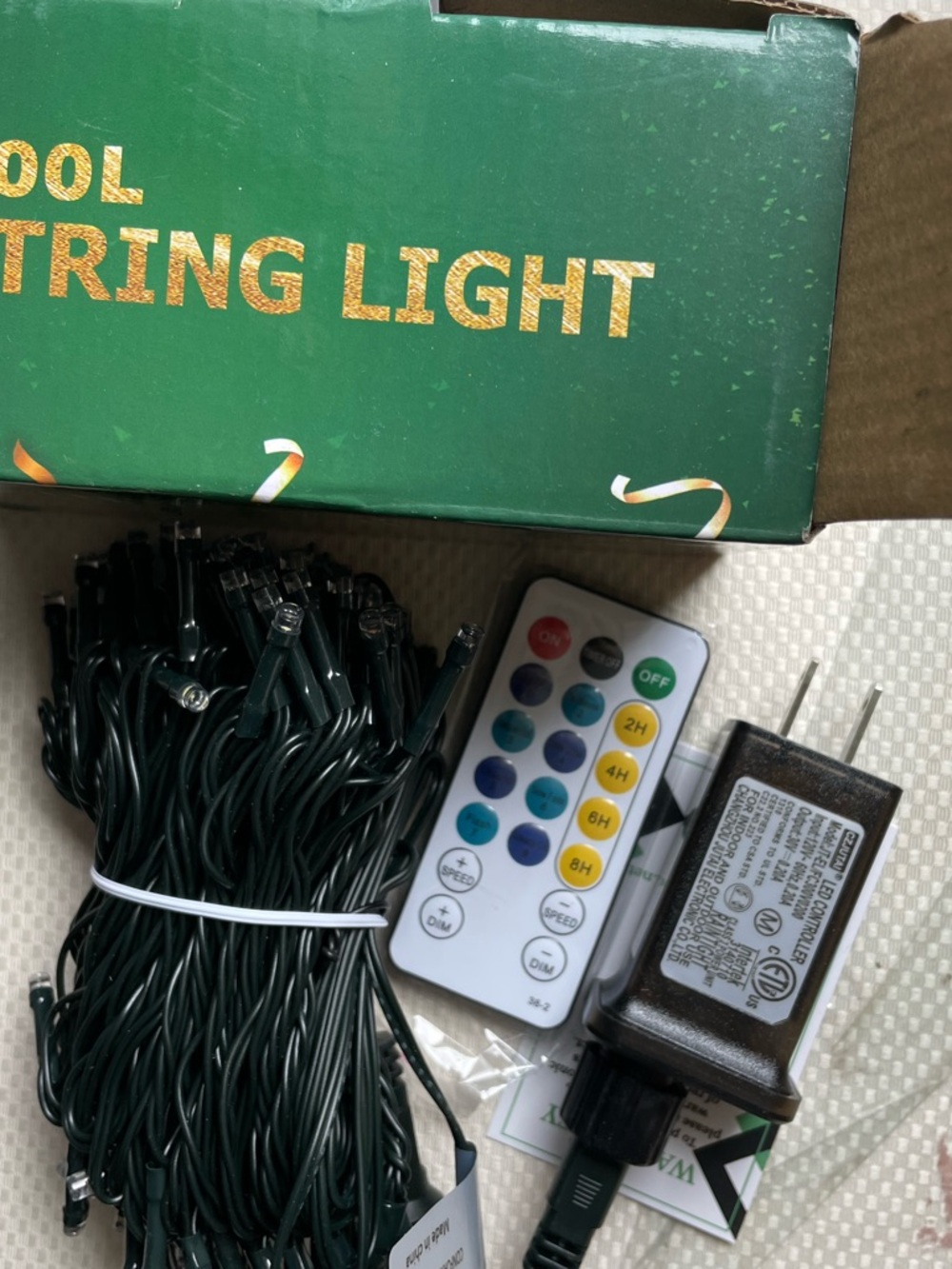 Multicolor LED String Lights - Blue, Red, White - Picture 4 of 5